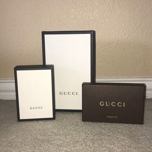 Authentic Gucci Boxes 3 pcs.